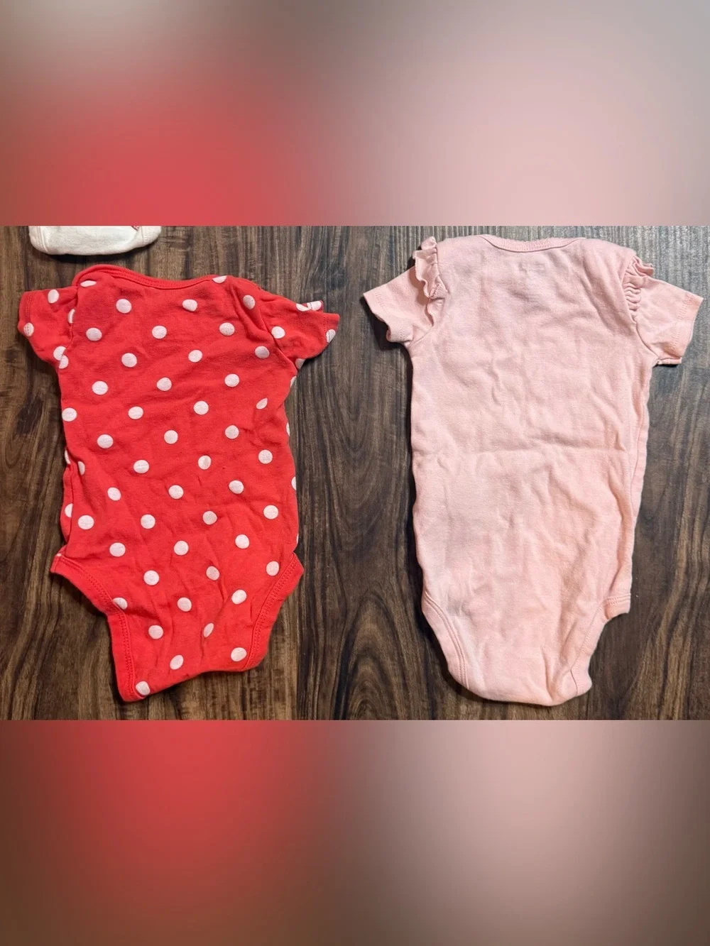 6-9 Months Baby Girls Bodysuits Short Sleeved  Carter’s Disney Minnie Mouse